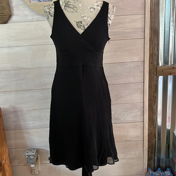 J. Crew Dresses & Skirts - J Crew Black Lined Silk Dress 12 P
